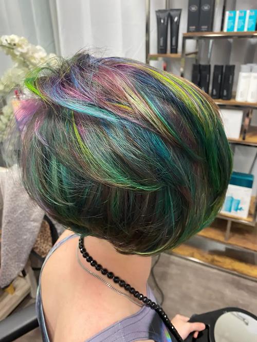 Hair Extensions photo, Denver Colorado. One word whale slick you love it or you don’t love it either(..)